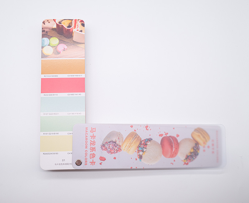 色卡马卡龙色系卡纸macaron粉嫩少女配色印刷2d