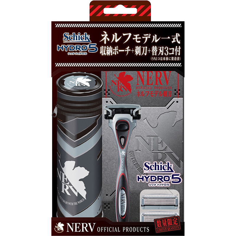 日本进口schick舒适男士剃须刀新世纪福音战士动漫剃须刀