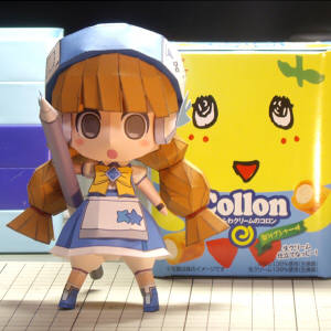 卡通动漫公仔 q版超萌人偶 3d立体纸模型diy 手工制作