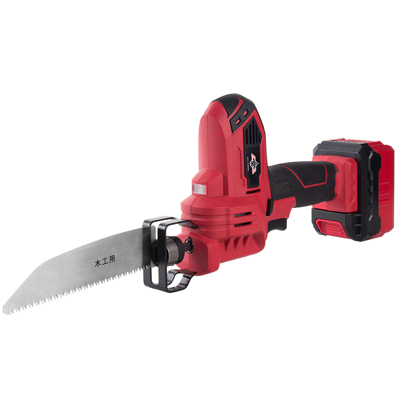电锯充电式家用持久型户外手持电动锯子万能伐木马刀锯