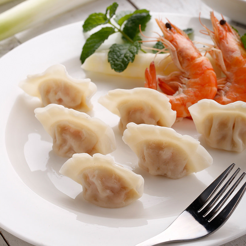 三全私厨速冻冻肉水饺虾皇饺子虾仁蒸煎速食水饺