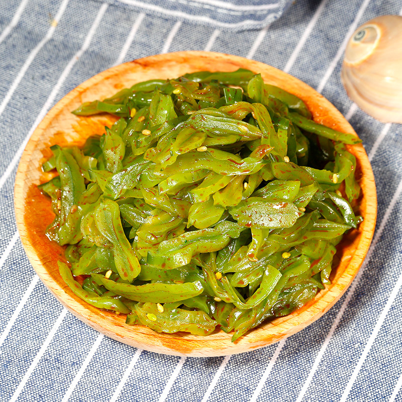 海藻小菜美人唇菜即食裙带菜海白菜香辣海带唇片调味下饭咸菜整箱
