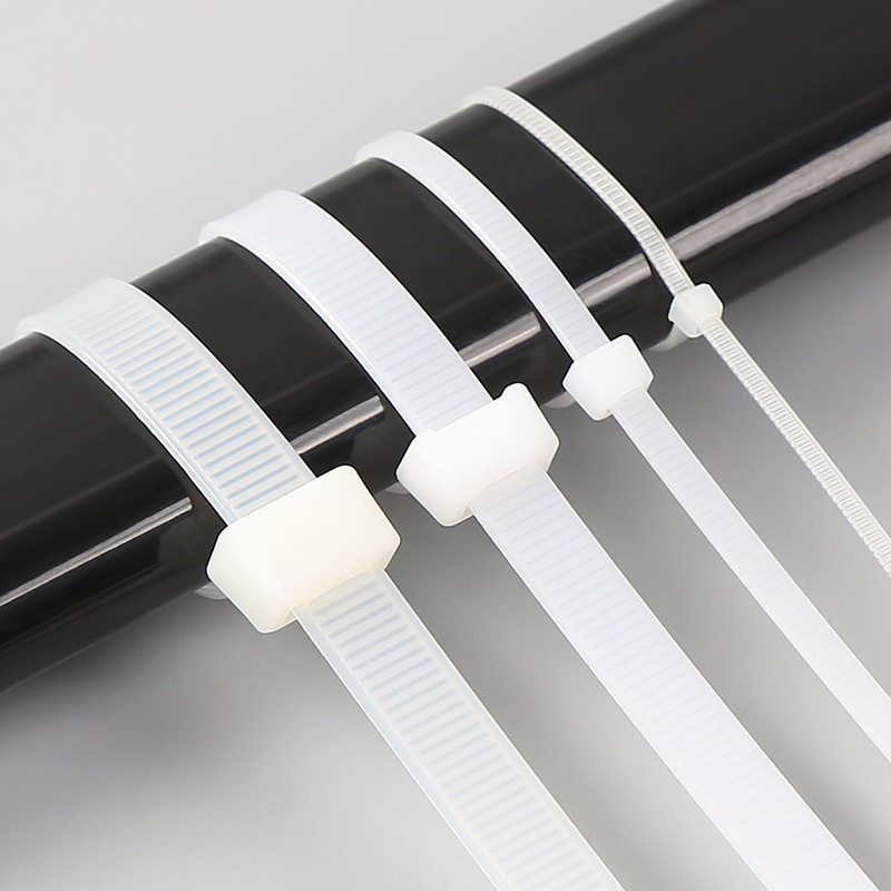 尼龙扎带塑料自锁高强度收紧耐磨耐高温工业卡扣束线带