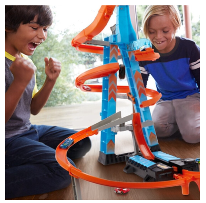 hotwheels风火轮天际回旋撞击轨道合金电动赛道电动