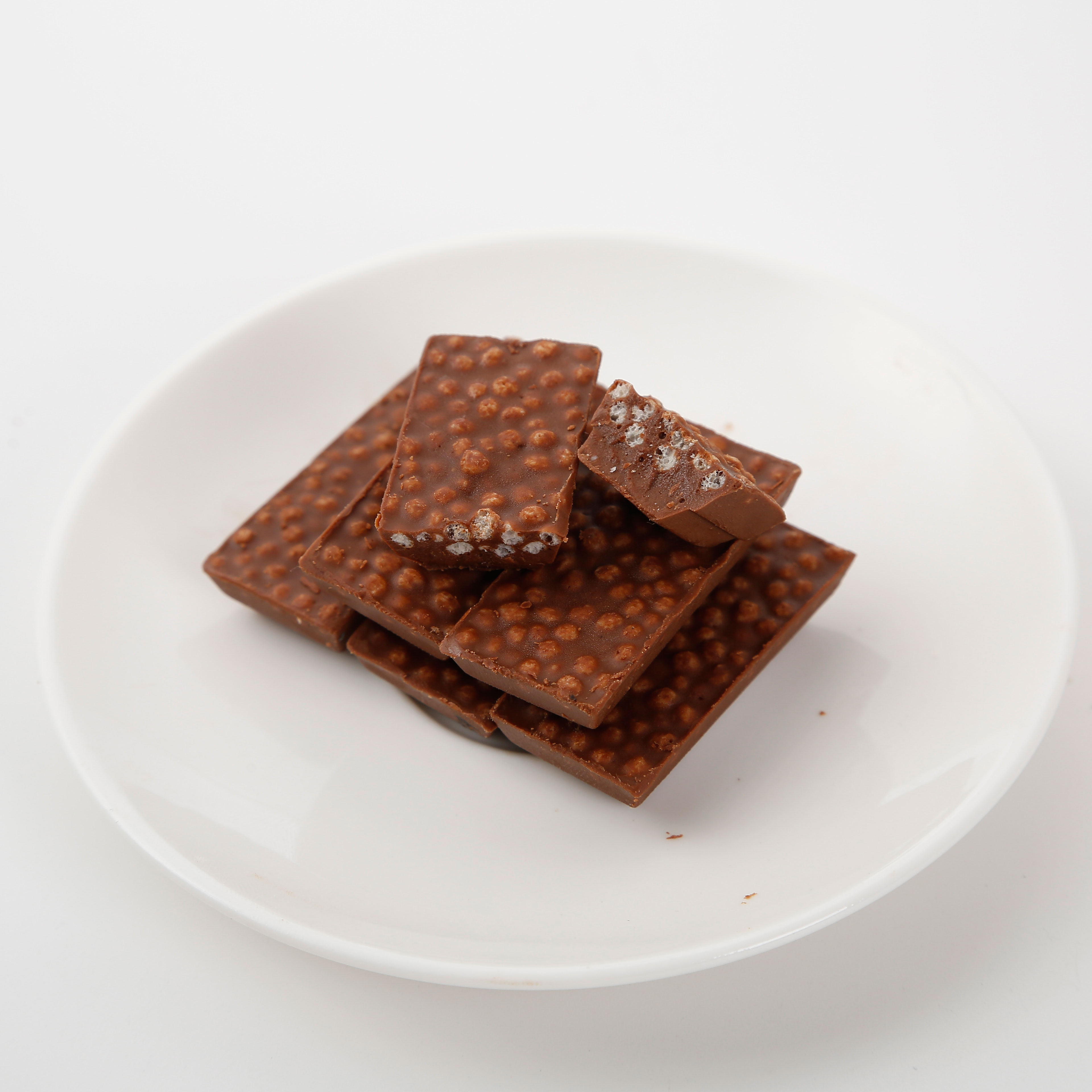 纯巧香脆香米巧克力零食散装结婚喜糖果牛奶夹心脆米心500g约77颗