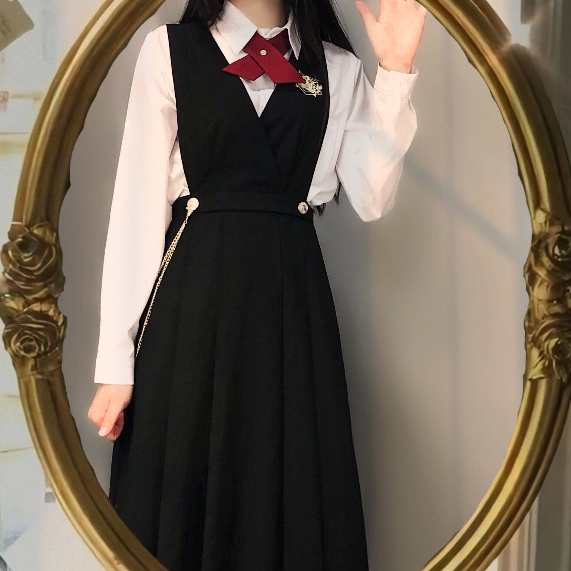 护奶jk制服裙长款正版全套优等生卡奶连衣裙学生cosplay女装