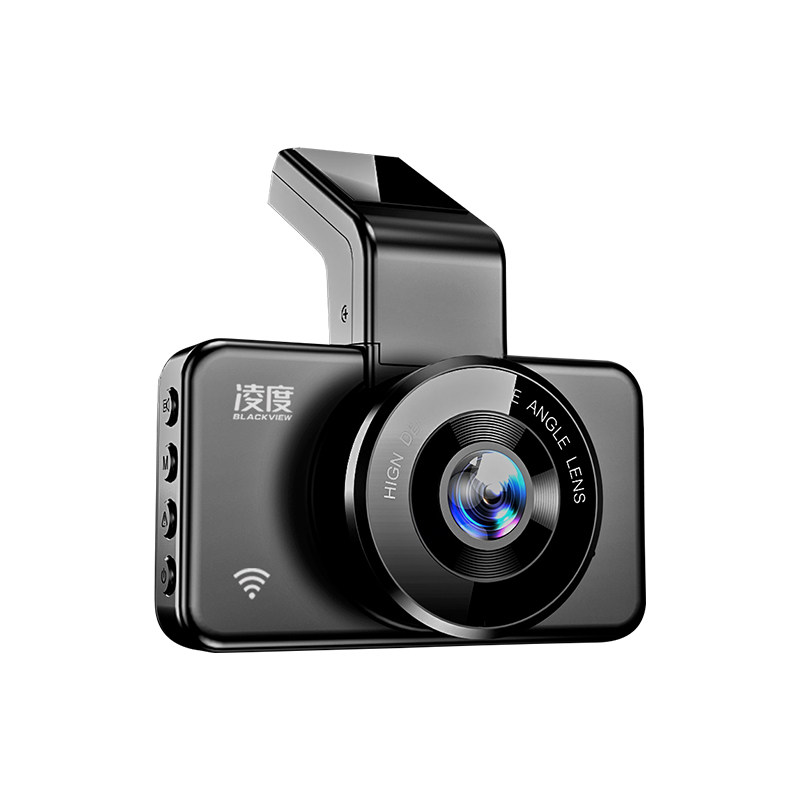 凌度行车记录仪高清夜视前后双录汽车载360全景隐藏式无线免安装