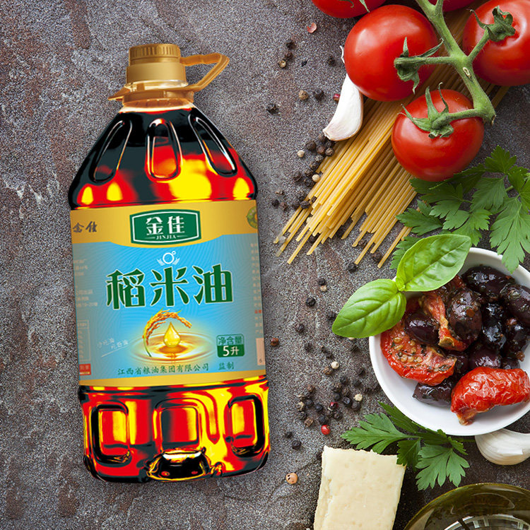 金佳婴幼儿宝宝家用稻米糠油纯正稻米油5l