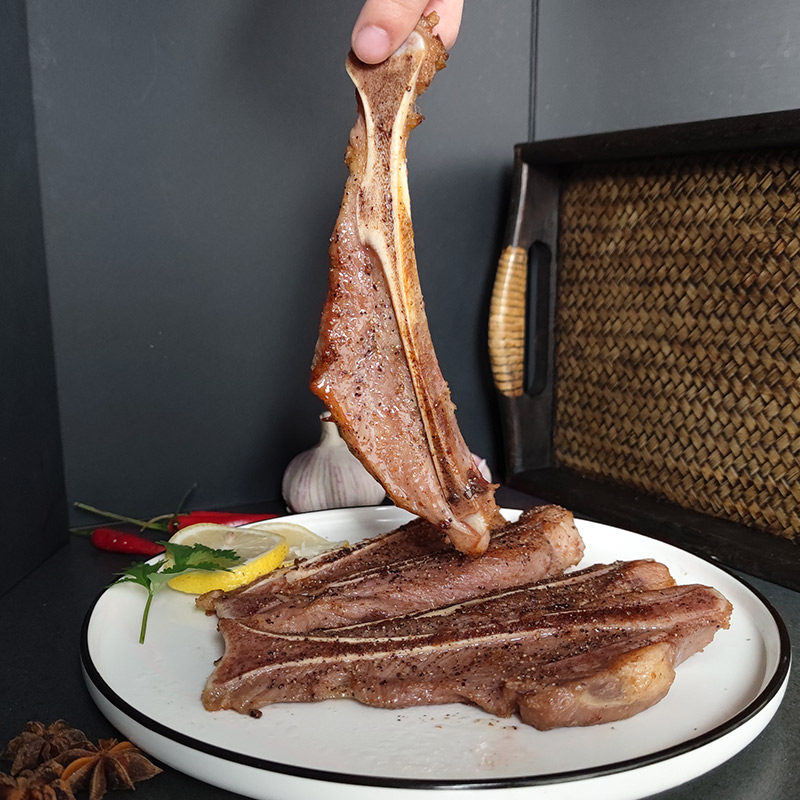 果木木牛烤扇800g扇子骨碳半成品特色菜速冻腌制半成品肉类