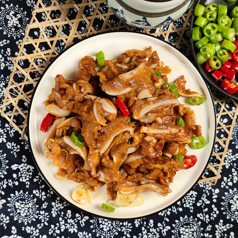 脆骨孜然半成品炸锅空气便菜方便菜月牙软骨腌制半成品肉类