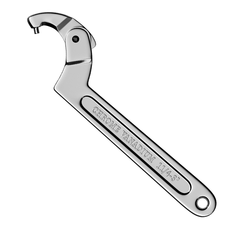 月牙扳手勾头半圆勾型水表盖专用油缸钩型圆螺母扳手钩形万能圆头