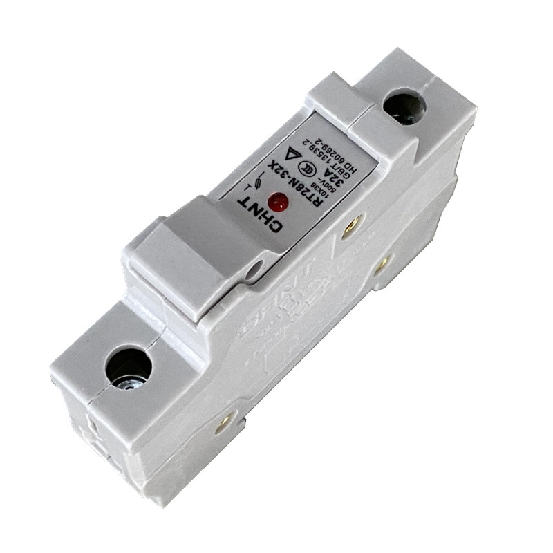 正泰保险丝熔断器底座rt28n-32x1prt18-32x带灯500v32a低压熔断器