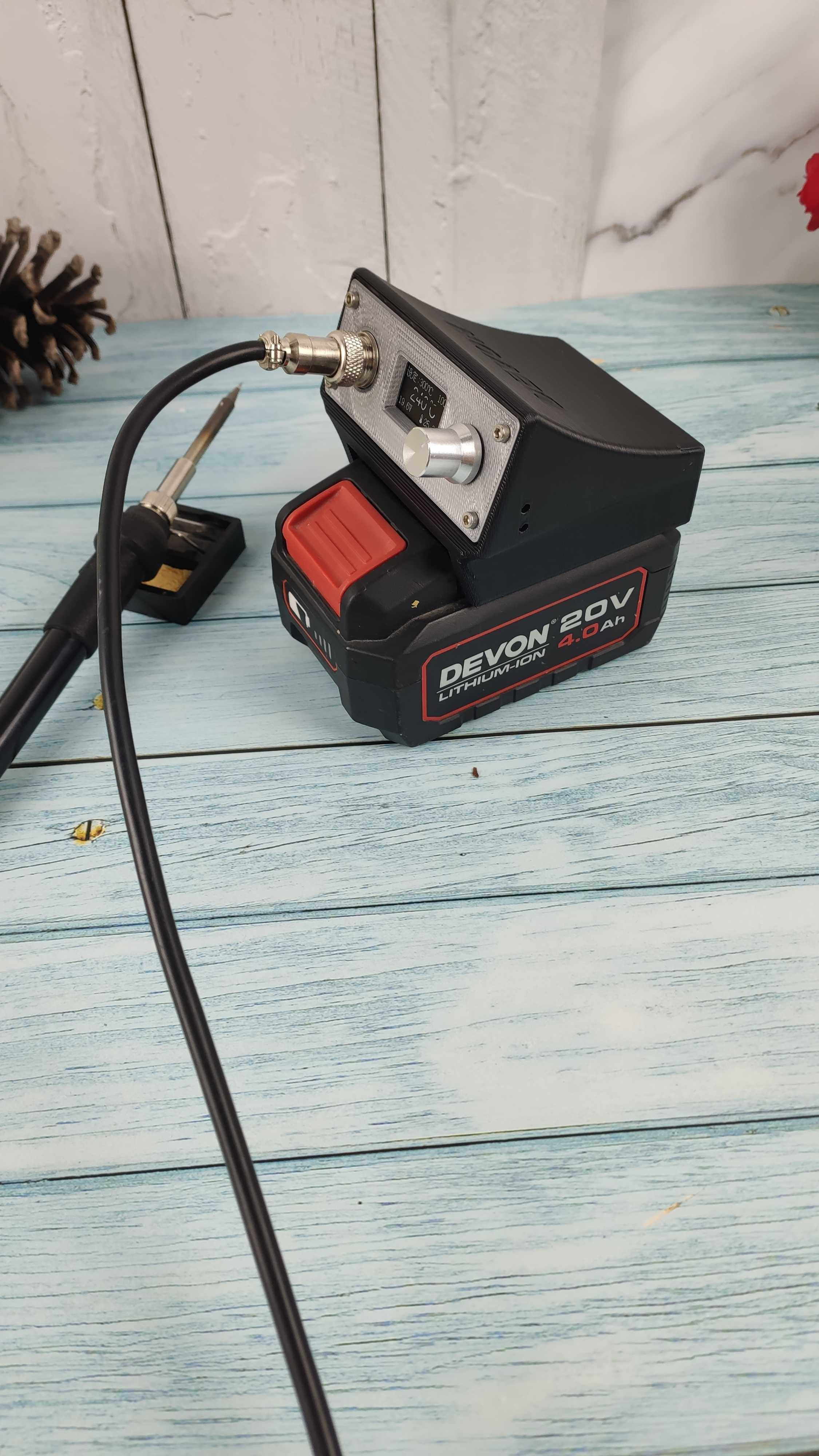 大有20v 锂电池 t12 电烙铁 焊枪