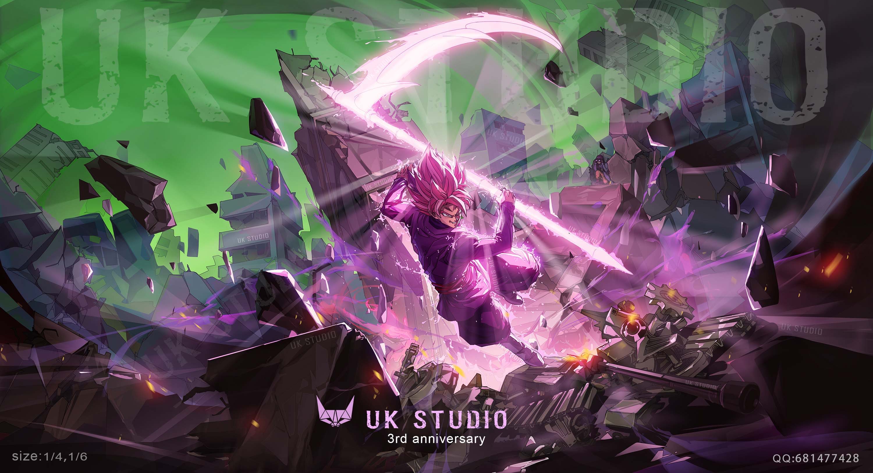 加藤镰刀雕像手办gk悟空桃红巨献uk三周年手办