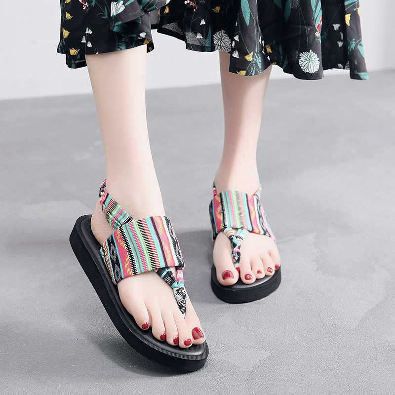 海南三亚泰国旅游民族风凉鞋女夏下水沙滩厦门沙滩鞋