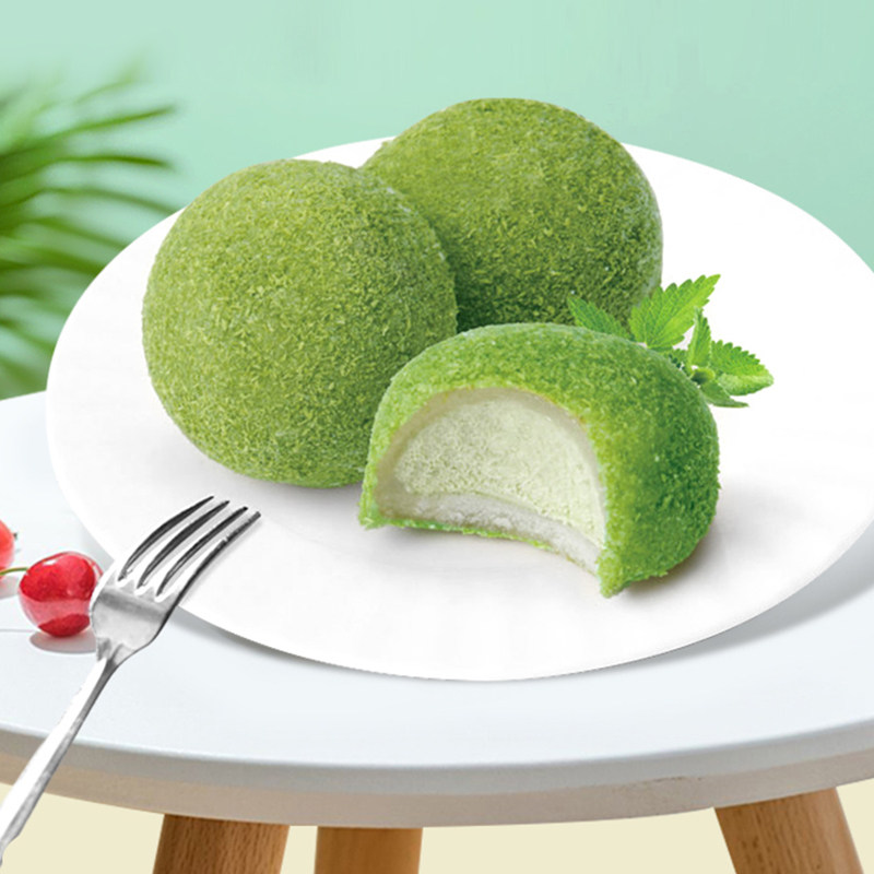 大福日式雪媚娘糯米米团糕点点心冰皮洋风椰蓉传统西式糕点