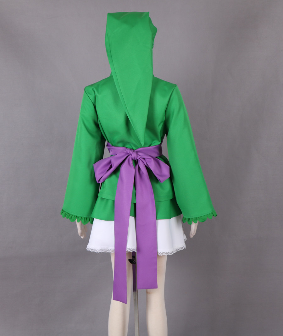 塞尔达传说林克绿色和服洛丽塔件套动漫cosplay女装cosplay女装