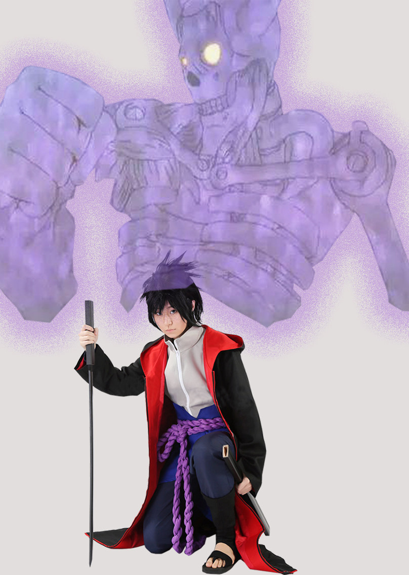 火影忍者疾风传宇智波佐助小队组织外套动漫cosplaycosplay男装