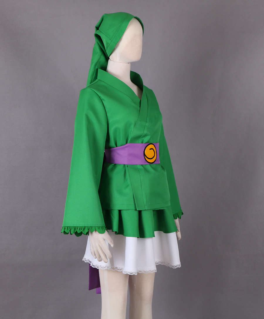 塞尔达传说林克绿色和服洛丽塔件套动漫cosplay女装cosplay女装