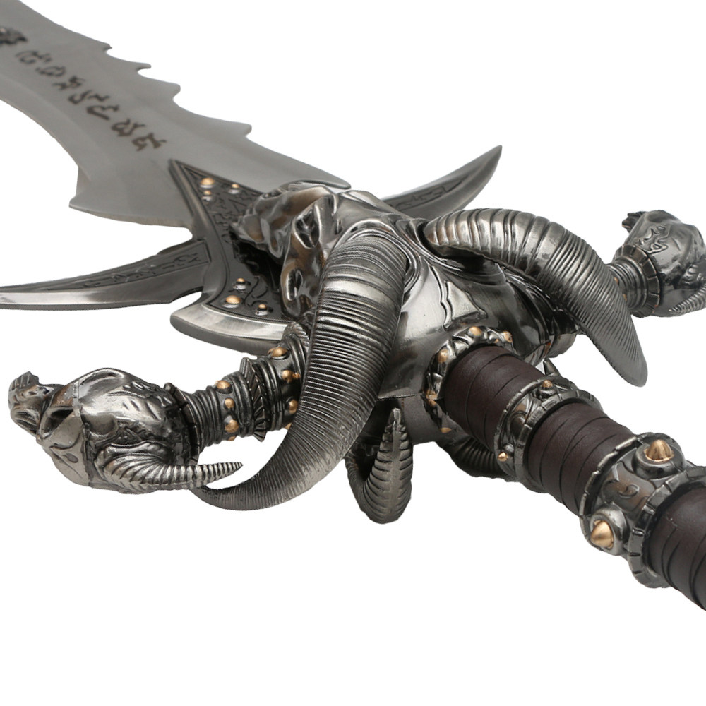 魔兽巫妖王全金属霜之哀伤剑1 1比1模型大号武器模型周边未开刃