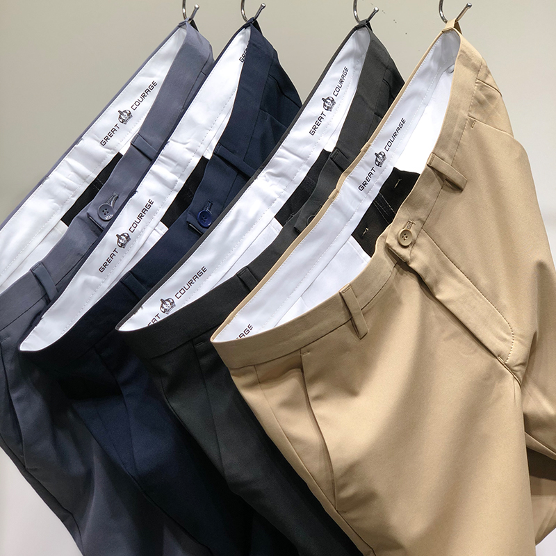 风云男装 商务休闲！时尚男人的标配！外贸原单春夏弹力修身男裤