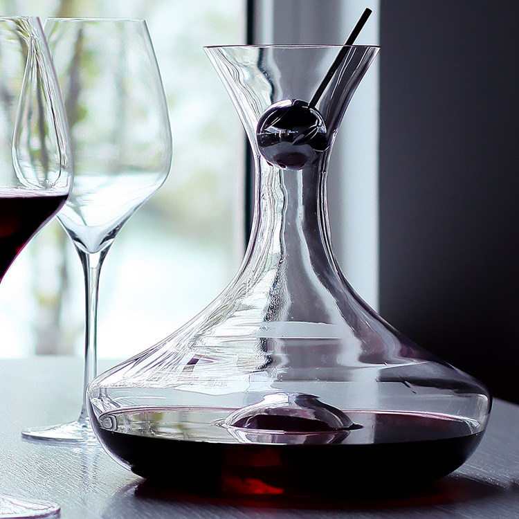 duvino创意瀑布红酒醒酒器壶套装家用 水晶玻璃葡萄酒分酒器个性-图3
