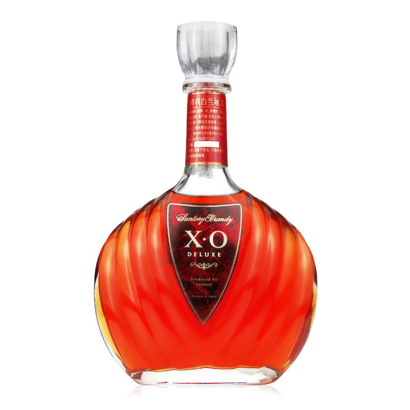 三得利洋酒suntorybrandy日本进口三得利白兰地xo700ml蒸馏酒