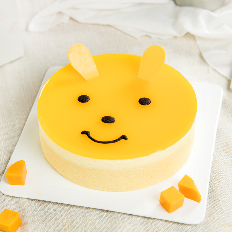 蛋糕香园小熊熊宝宝儿童慕斯当天现做新鲜同城新鲜生日蛋糕