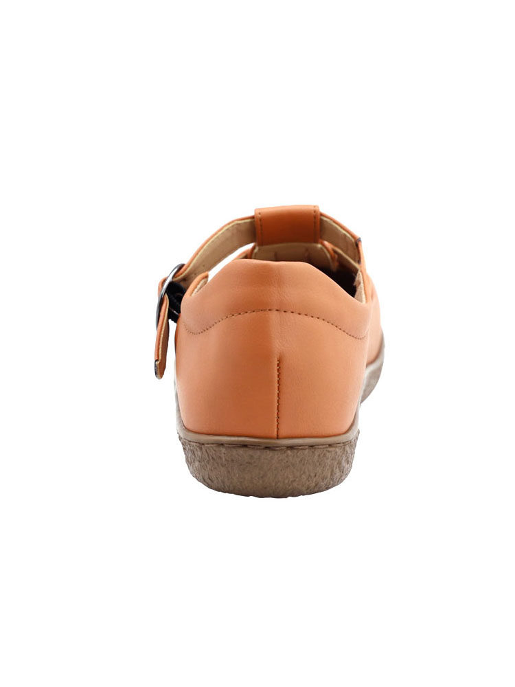 pansy日本圆头新款春秋田园一字女鞋透气松紧带单鞋