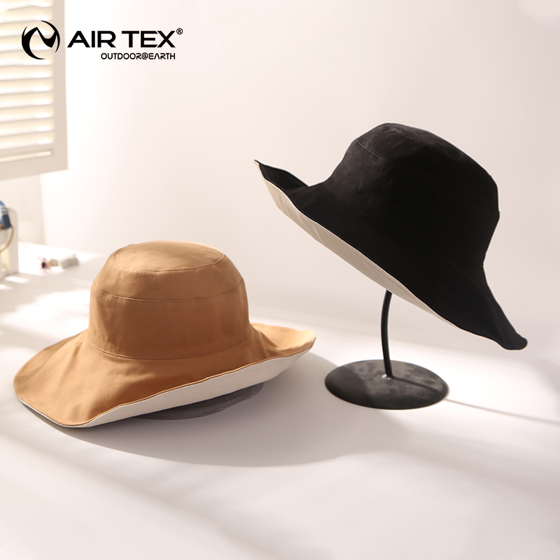【两面穿戴】户外夏季钓鱼帽子男士太阳防晒折叠渔夫帽女遮阳大沿