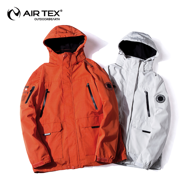 男士冲锋衣女三合一两件套可拆卸加绒加厚韩国潮牌秋冬季品牌外套