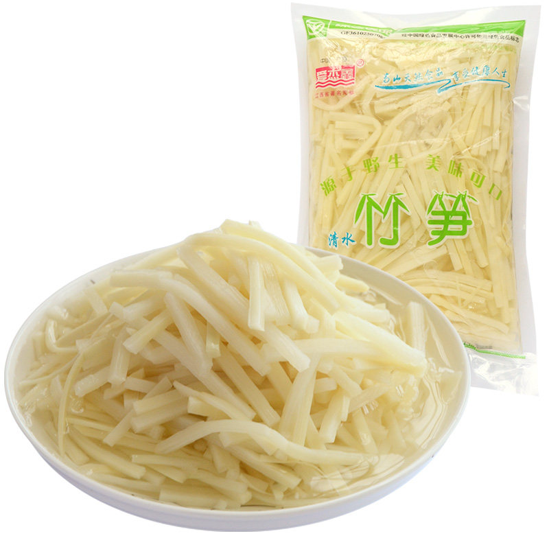 笋丝野生新鲜爽脆鲜嫩笋条800g3袋装凉拌竹笋笋类制品