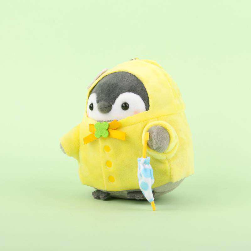 挂件日本正能量企鹅公仔书包挂饰玩偶钥匙扣ins钥匙扣