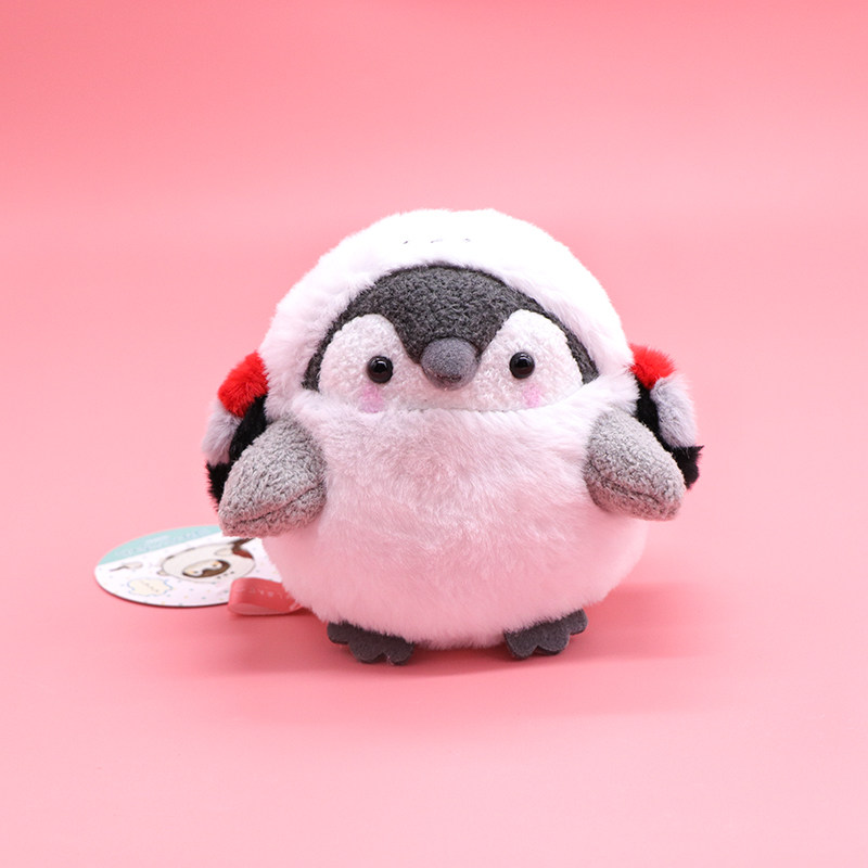 挂件日本正能量企鹅公仔书包挂饰玩偶钥匙扣ins钥匙扣