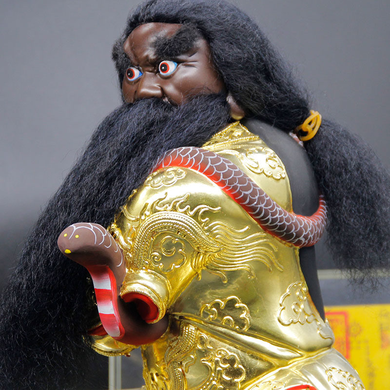 现货香樟木雕家用法主公神像供奉天圣君道道教木雕