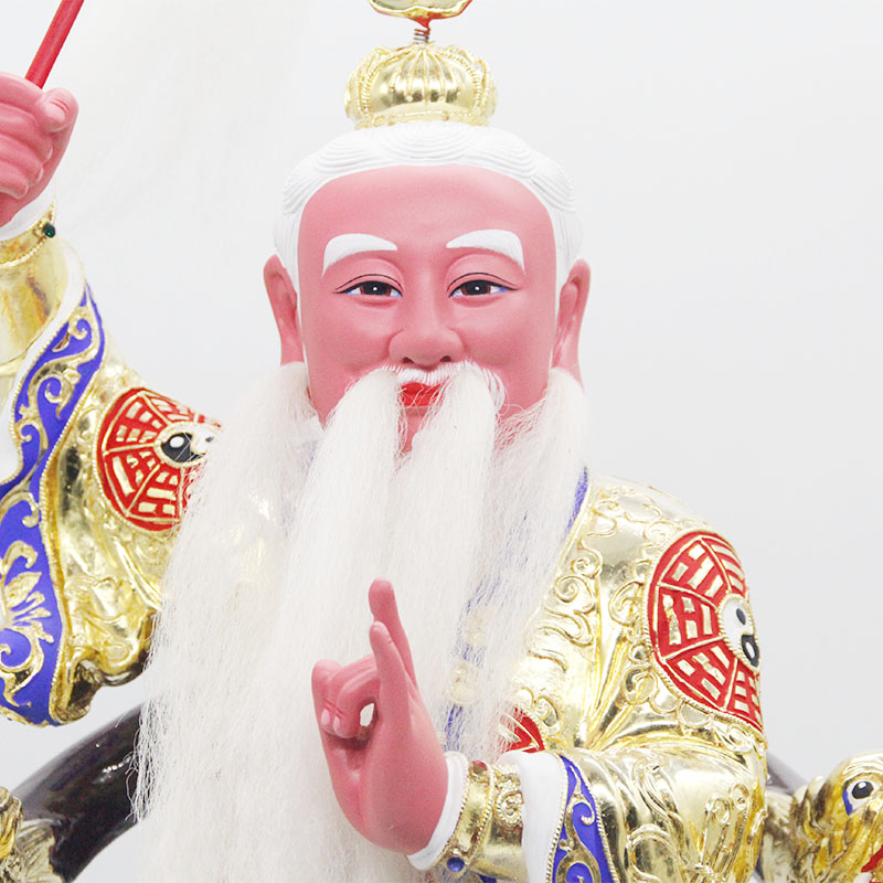 闾山手工香樟木雕道教法祖神像祖师家用供奉木雕