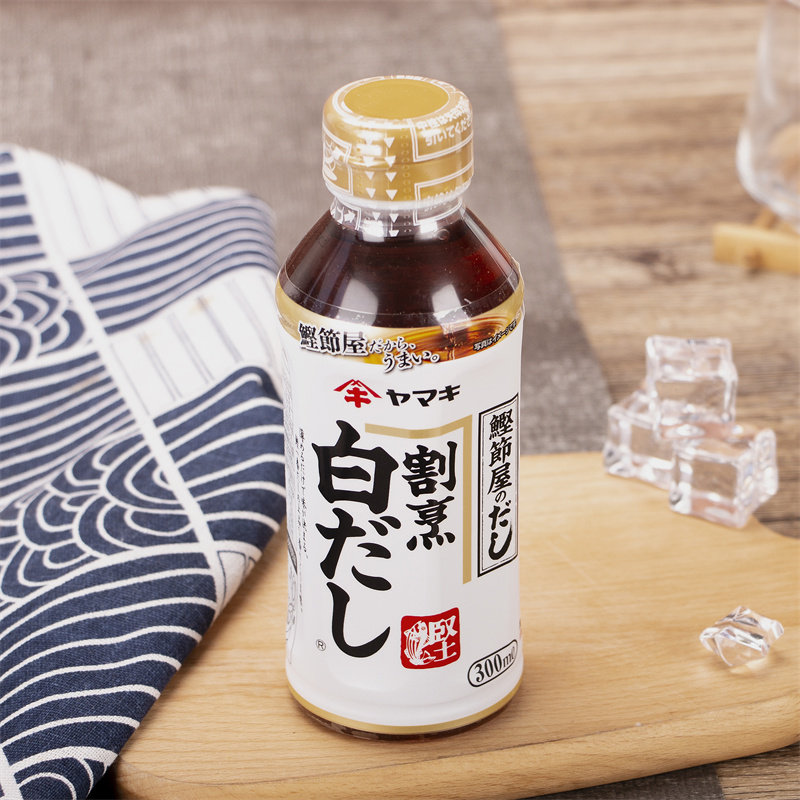 日本白だし屋の鲣节酱油白酱油进口鲣鱼日式300ml酱油