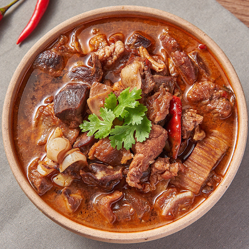 东南醇公安牛肉新鲜速冻牛杂火锅配菜香辣火锅食材冷鲜速冻1200g