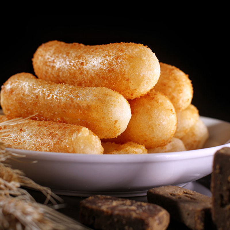 糍粑手工糖糍240g红糖糯米10个油炸冷冻小吃包点