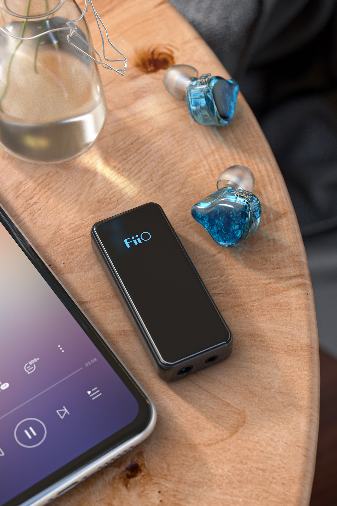 fiio/飞傲btr3k无线便携蓝牙耳放ldac解码手机音箱aptx蓝牙接收器