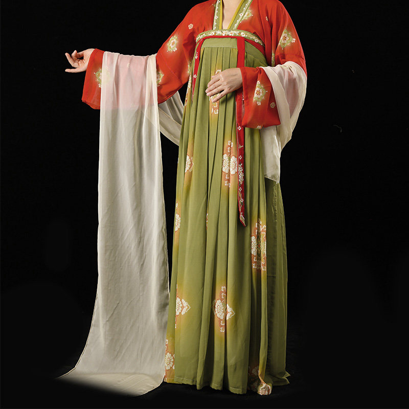 唐制古装汉服女夏季中国国风仙气唐宫夜宴古典汉服