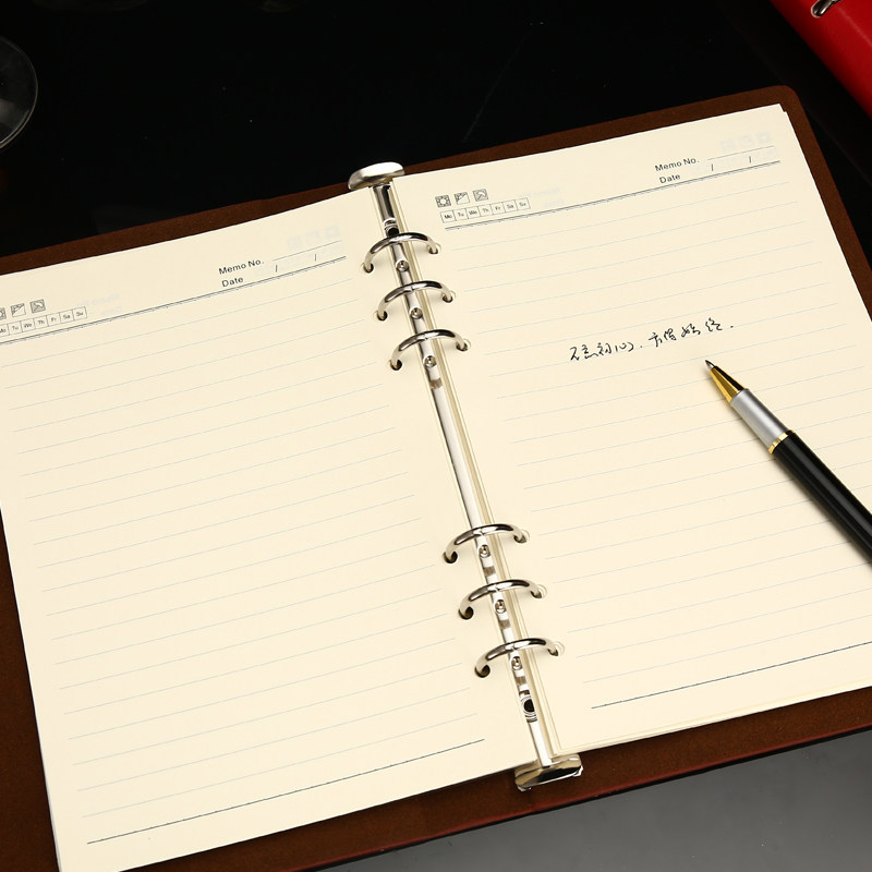 本子活页a5文具替换可拆卸记录本办公会议商务简约笔记本