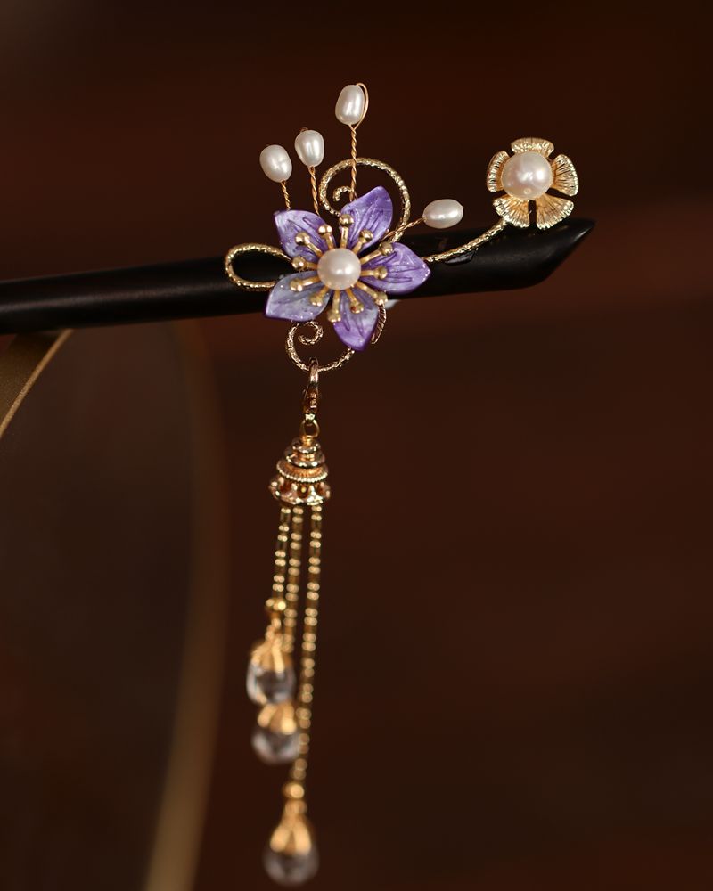 木簪发簪盘发宋代头饰超仙流苏旗袍配饰国风发饰