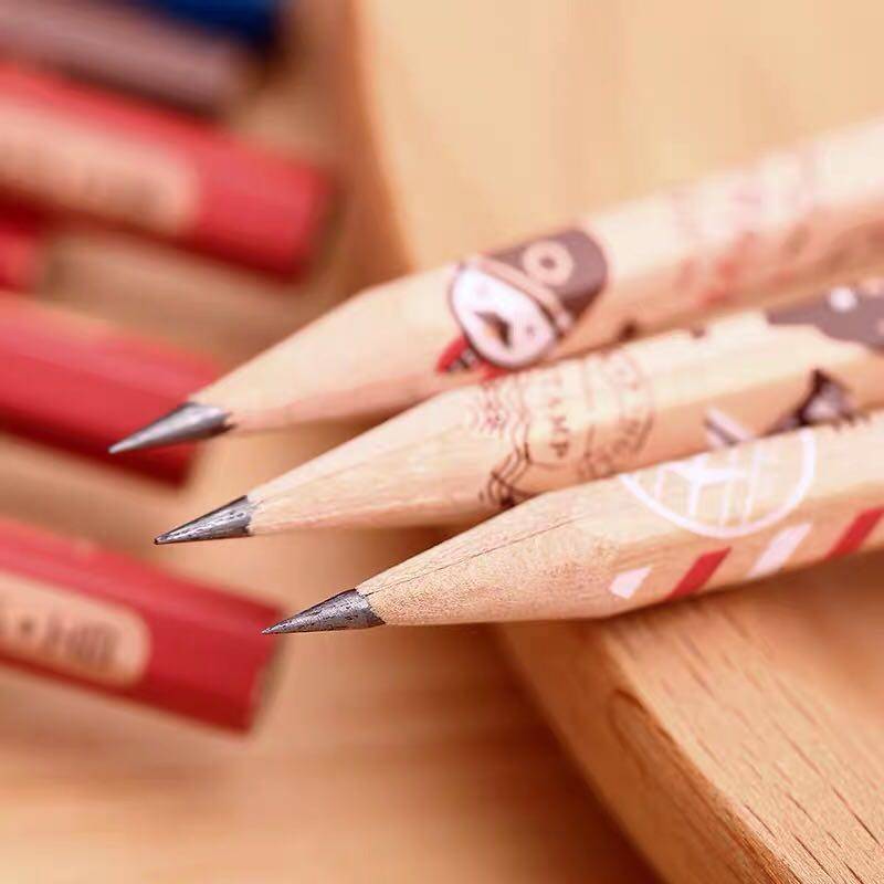 铅笔椴木得力学生品包用品文具2b专用考试铅笔