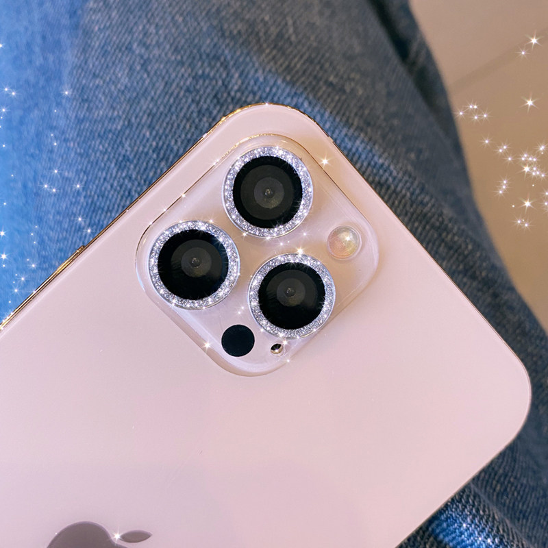 苹果摄像头iphone11适用单适用12promax手机贴mini钻石镜头手机贴膜