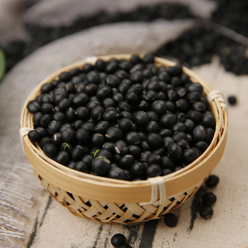 东北绿心小黑豆仁乌豆非转基因小豆五谷杂粮500g黑豆黑豆