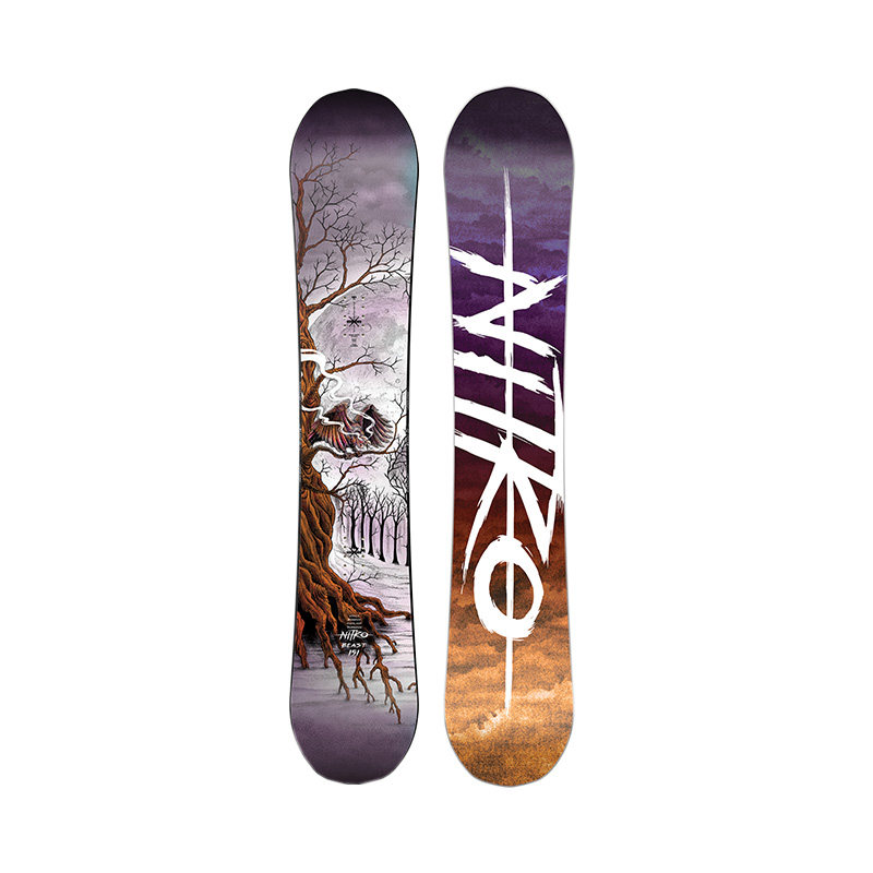 冷山nitro滑雪板单板beast尼卓公园全能滑雪单板雪板男2122雪具