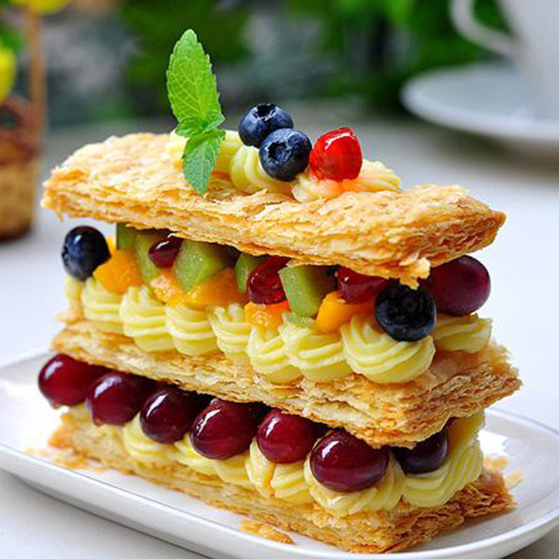 安特特鲁七哥法式酥皮烘焙千层起酥拿破仑饼皮其他烘焙半成品