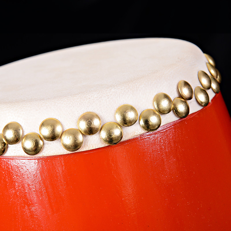 15cm腰鼓 大人14cm牛皮木质鼓身 12cm儿童腰鼓幼儿腰鼓乐器