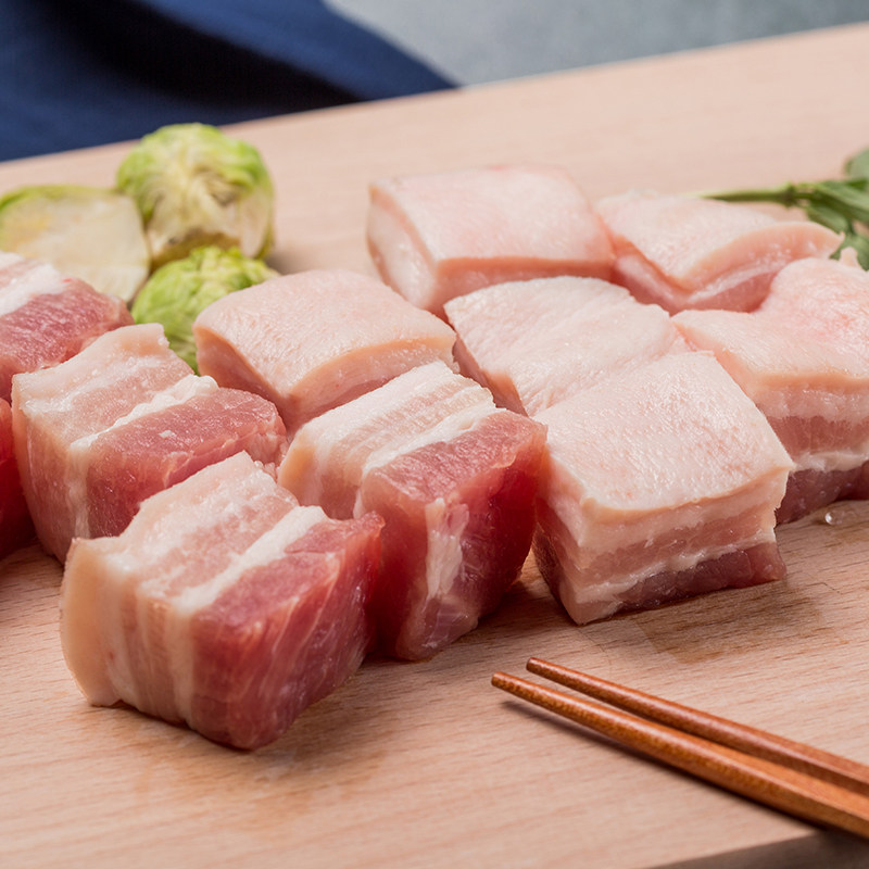 【华正】3斤五花肉1.5kg大块 冷冻排酸新鲜黑土地五元杂交粮猪肉